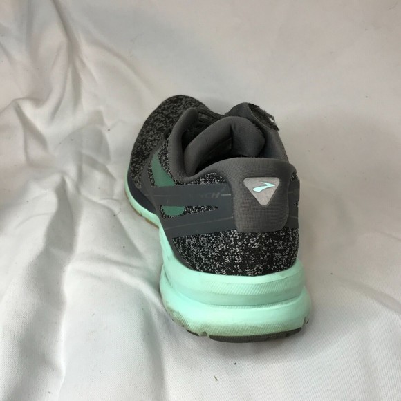 BROOKS LAUNCH 4 ATHLETIC SHOES ANTHRACITE/BEACH GLASS/SILVER SIZE WOMENS 9 - Picture 7 of 10